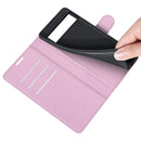 For Google Pixel 6 Litchi Texture Horizontal Flip Protective Case with Holder & Card Slots & Wallet(Pink)