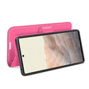 For Google Pixel 6 Litchi Texture Horizontal Flip Protective Case with Holder & Card Slots & Wallet(Rose Red)