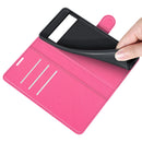For Google Pixel 6 Litchi Texture Horizontal Flip Protective Case with Holder & Card Slots & Wallet(Rose Red)