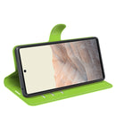 For Google Pixel 6 Litchi Texture Horizontal Flip Protective Case with Holder & Card Slots & Wallet(Green)