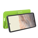 For Google Pixel 6 Litchi Texture Horizontal Flip Protective Case with Holder & Card Slots & Wallet(Green)