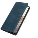 For Google Pixel 6 Retro-skin Business Magnetic Suction Leather Case with Holder & Card Slots & Wallet(Dark Blue)