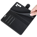 For OPPO Reno6 5G Litchi Texture Horizontal Flip Protective Case with Holder & Card Slots & Wallet(Black)