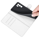 For OPPO Reno6 5G Litchi Texture Horizontal Flip Protective Case with Holder & Card Slots & Wallet(White)
