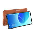 For OPPO Reno6 5G Litchi Texture Horizontal Flip Protective Case with Holder & Card Slots & Wallet(Brown)