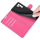 For OPPO Reno6 5G Litchi Texture Horizontal Flip Protective Case with Holder & Card Slots & Wallet(Rose Red)