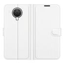 For Nokia G10/G20 Litchi Texture Horizontal Flip Protective Case with Holder & Card Slots & Wallet(White)