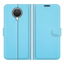 For Nokia G10/G20 Litchi Texture Horizontal Flip Protective Case with Holder & Card Slots & Wallet(Blue)