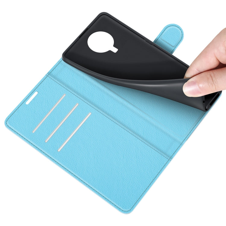 For Nokia G10/G20 Litchi Texture Horizontal Flip Protective Case with Holder & Card Slots & Wallet(Blue)