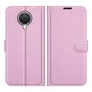 For Nokia G10/G20 Litchi Texture Horizontal Flip Protective Case with Holder & Card Slots & Wallet(Pink)