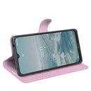 For Nokia G10/G20 Litchi Texture Horizontal Flip Protective Case with Holder & Card Slots & Wallet(Pink)