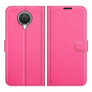For Nokia G10/G20 Litchi Texture Horizontal Flip Protective Case with Holder & Card Slots & Wallet(Rose red)