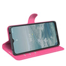 For Nokia G10/G20 Litchi Texture Horizontal Flip Protective Case with Holder & Card Slots & Wallet(Rose red)