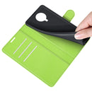 For Nokia G10/G20 Litchi Texture Horizontal Flip Protective Case with Holder & Card Slots & Wallet(Green)