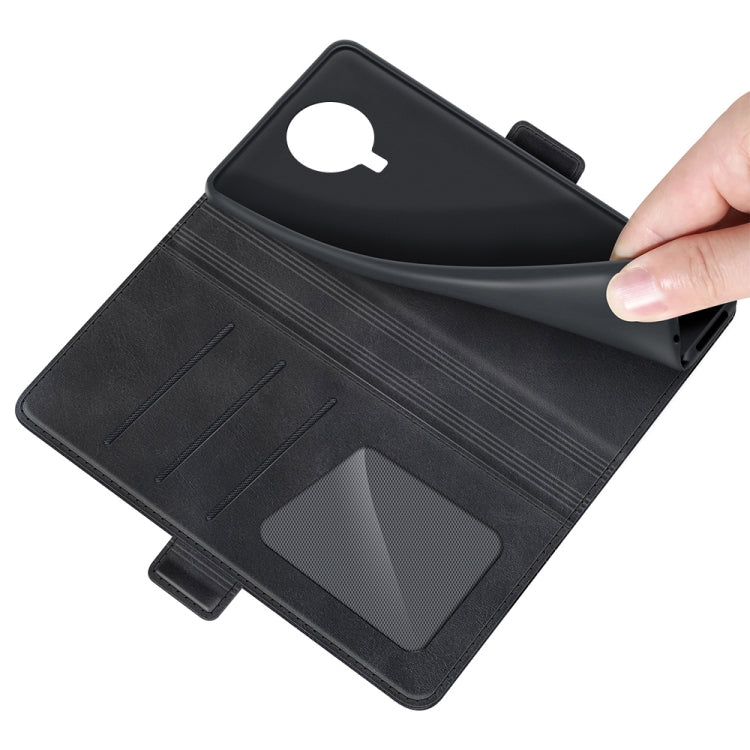 For Nokia G10/G20 Dual-side Magnetic Buckle Horizontal Flip Leather Case with Holder & Card Slots & Wallet(Black)