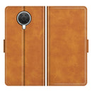 For Nokia G10/G20 Dual-side Magnetic Buckle Horizontal Flip Leather Case with Holder & Card Slots & Wallet(Yellow)