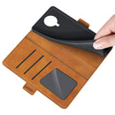 For Nokia G10/G20 Dual-side Magnetic Buckle Horizontal Flip Leather Case with Holder & Card Slots & Wallet(Yellow)