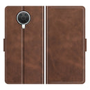 For Nokia G10/G20 Dual-side Magnetic Buckle Horizontal Flip Leather Case with Holder & Card Slots & Wallet(Brown)