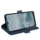 For Nokia G10/G20 Dual-side Magnetic Buckle Horizontal Flip Leather Case with Holder & Card Slots & Wallet(Dark Blue)