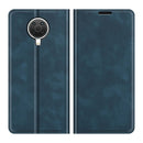 For Nokia G10/G20 Retro-skin Business Magnetic Suction Leather Case with Holder & Card Slots & Wallet(Dark Blue)