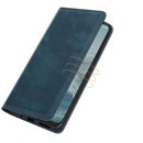 For Nokia G10/G20 Retro-skin Business Magnetic Suction Leather Case with Holder & Card Slots & Wallet(Dark Blue)