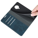 For Nokia G10/G20 Retro-skin Business Magnetic Suction Leather Case with Holder & Card Slots & Wallet(Dark Blue)