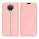 For Nokia G10/G20 Retro-skin Business Magnetic Suction Leather Case with Holder & Card Slots & Wallet(Pink)