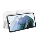 For Galaxy S21 FE Litchi Texture Horizontal Flip Protective Case with Holder & Card Slots & Wallet(White)