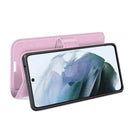 For Galaxy S21 FE Litchi Texture Horizontal Flip Protective Case with Holder & Card Slots & Wallet(Pink)