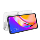 For OPPO A94 5G / F19 Pro+ 5G / Reno5 Z Litchi Texture Horizontal Flip Protective Case with Holder & Card Slots & Wallet(White)