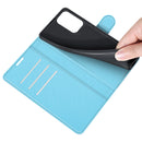 For OPPO A94 5G / F19 Pro+ 5G / Reno5 Z Litchi Texture Horizontal Flip Protective Case with Holder & Card Slots & Wallet(Blue)