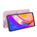 For OPPO A94 5G / F19 Pro+ 5G / Reno5 Z Litchi Texture Horizontal Flip Protective Case with Holder & Card Slots & Wallet(Pink)