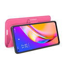 For OPPO A94 5G / F19 Pro+ 5G / Reno5 Z Litchi Texture Horizontal Flip Protective Case with Holder & Card Slots & Wallet(Rose Red)