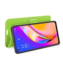 For OPPO A94 5G / F19 Pro+ 5G / Reno5 Z Litchi Texture Horizontal Flip Protective Case with Holder & Card Slots & Wallet(Green)