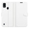 For ZTE Blade A51 Litchi Texture Horizontal Flip Protective Case with Holder & Card Slots & Wallet(White)