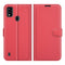 For ZTE Blade A51 Litchi Texture Horizontal Flip Protective Case with Holder & Card Slots & Wallet(Red)