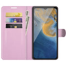 For ZTE Blade A51 Litchi Texture Horizontal Flip Protective Case with Holder & Card Slots & Wallet(Pink)