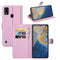 For ZTE Blade A51 Litchi Texture Horizontal Flip Protective Case with Holder & Card Slots & Wallet(Pink)
