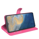 For ZTE Blade A51 Litchi Texture Horizontal Flip Protective Case with Holder & Card Slots & Wallet(Rose red)