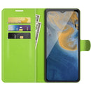 For ZTE Blade A51 Litchi Texture Horizontal Flip Protective Case with Holder & Card Slots & Wallet(Green)