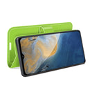For ZTE Blade A51 Litchi Texture Horizontal Flip Protective Case with Holder & Card Slots & Wallet(Green)