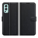 For OnePlus Nord 2 5G Litchi Texture Horizontal Flip Protective Case with Holder & Card Slots & Wallet(Black)