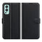 For OnePlus Nord 2 5G Litchi Texture Horizontal Flip Protective Case with Holder & Card Slots & Wallet(Black)