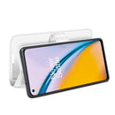 For OnePlus Nord 2 5G Litchi Texture Horizontal Flip Protective Case with Holder & Card Slots & Wallet(White)