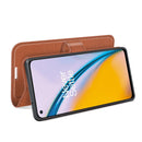 For OnePlus Nord 2 5G Litchi Texture Horizontal Flip Protective Case with Holder & Card Slots & Wallet(Brown)
