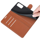 For OnePlus Nord 2 5G Litchi Texture Horizontal Flip Protective Case with Holder & Card Slots & Wallet(Brown)