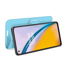 For OnePlus Nord 2 5G Litchi Texture Horizontal Flip Protective Case with Holder & Card Slots & Wallet(Blue)
