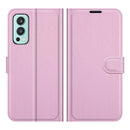 For OnePlus Nord 2 5G Litchi Texture Horizontal Flip Protective Case with Holder & Card Slots & Wallet(Pink)