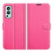 For OnePlus Nord 2 5G Litchi Texture Horizontal Flip Protective Case with Holder & Card Slots & Wallet(Rose Red)