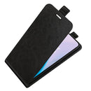 For OnePlus Nord 2 5G R64 Texture Single Vertical Flip Leather Protective Case with Card Slots & Photo Frame(Black)
